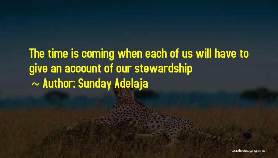 Stewardship Quotes By Sunday Adelaja