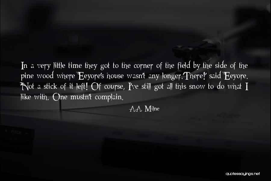 Stick By Your Side Quotes By A.A. Milne