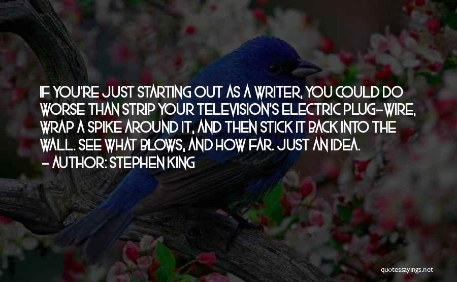 Stick On The Wall Quotes By Stephen King