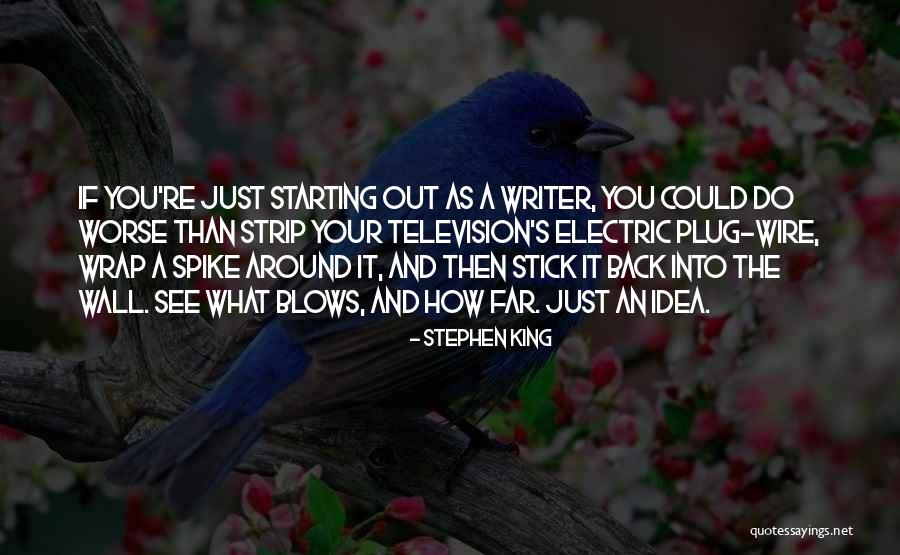 Stick On The Wall Quotes By Stephen King