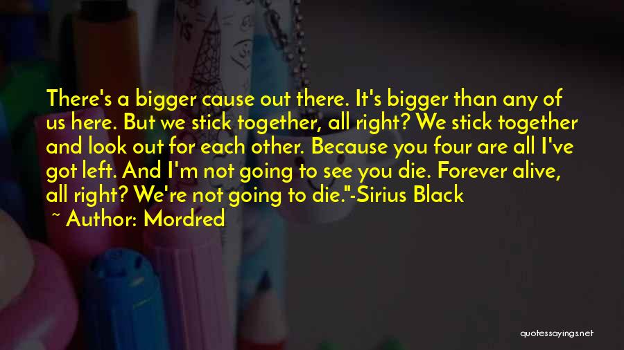 Stick With You Forever Quotes By Mordred