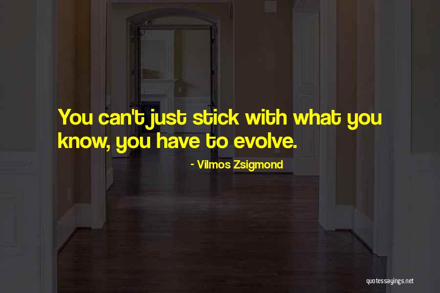 Stick With You Quotes By Vilmos Zsigmond Stick With You Quotes By Vilmos Zsigmond