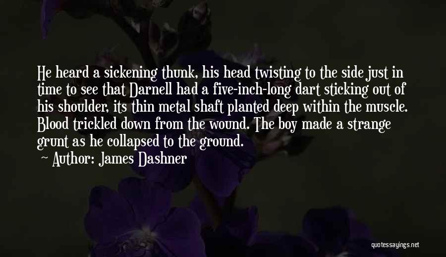 Sticking By Someone's Side Quotes By James Dashner