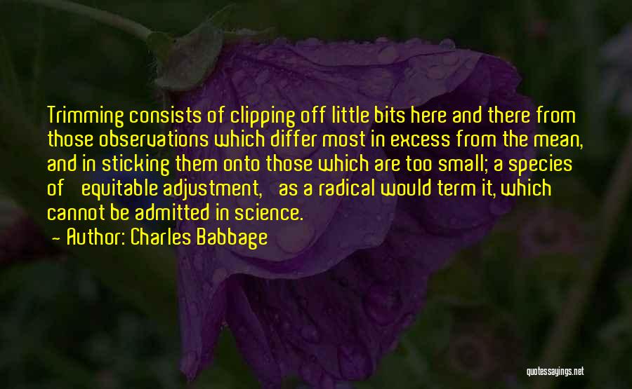 Sticking In There Quotes By Charles Babbage