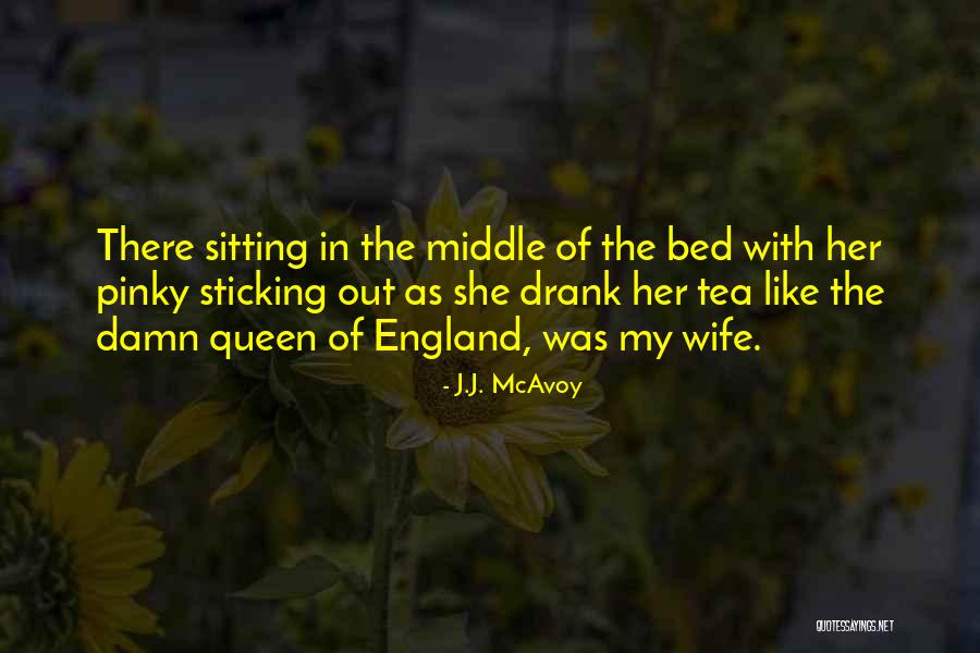 Sticking In There Quotes By J.J. McAvoy