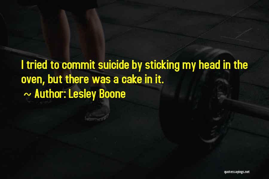 Sticking In There Quotes By Lesley Boone
