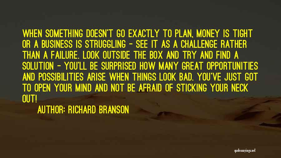 Sticking It Out Quotes By Richard Branson