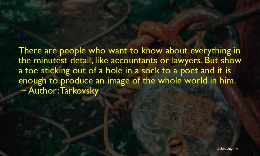 Sticking It Out Quotes By Tarkovsky