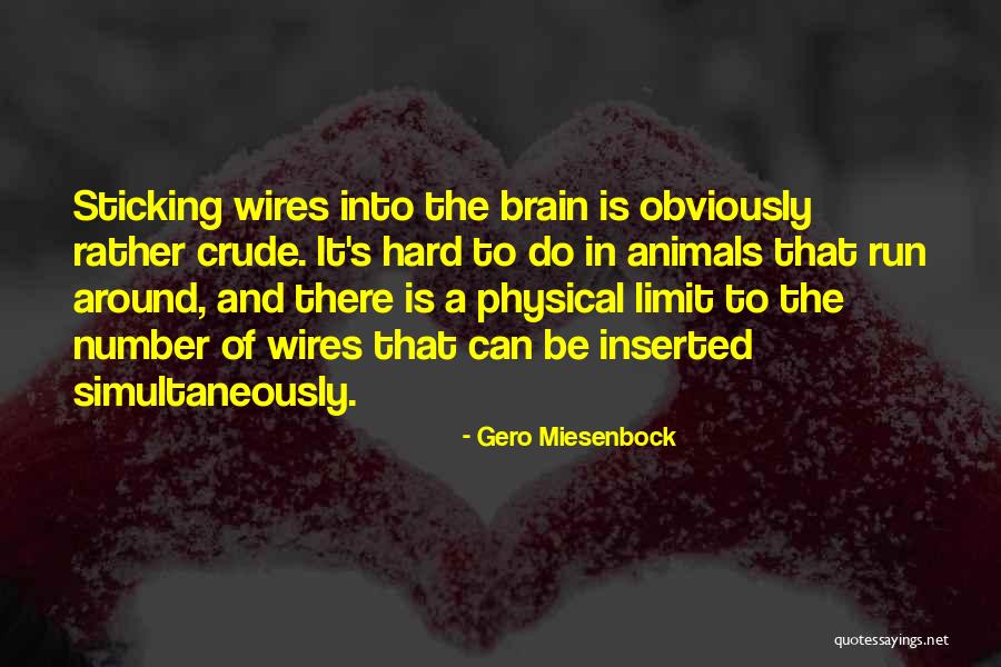 Sticking It Quotes By Gero Miesenbock Sticking It Quotes By Gero Miesenbock