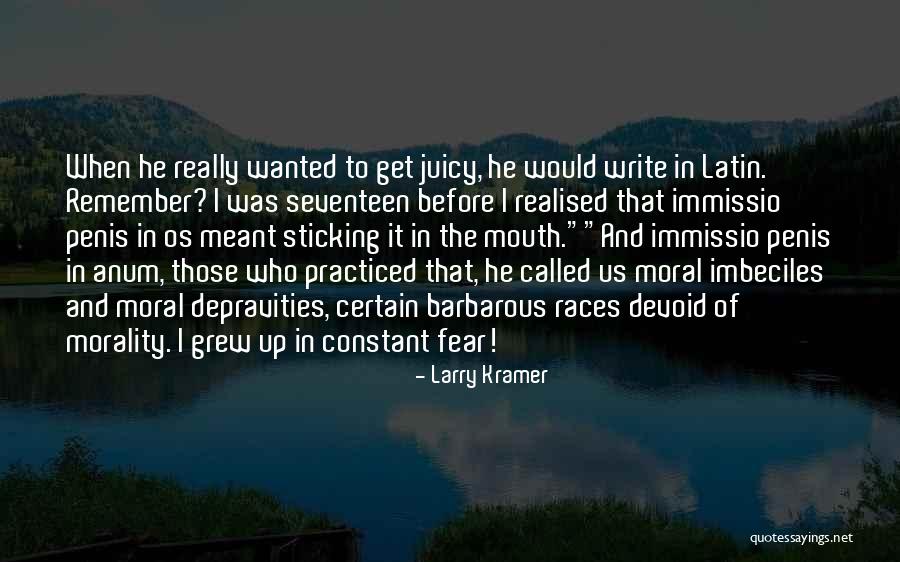 Sticking To It Quotes By Larry Kramer Sticking To It Quotes By Larry Kramer