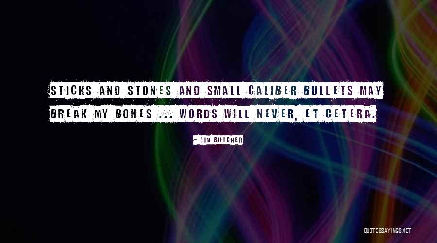 Sticks And Stones Quotes By Jim Butcher