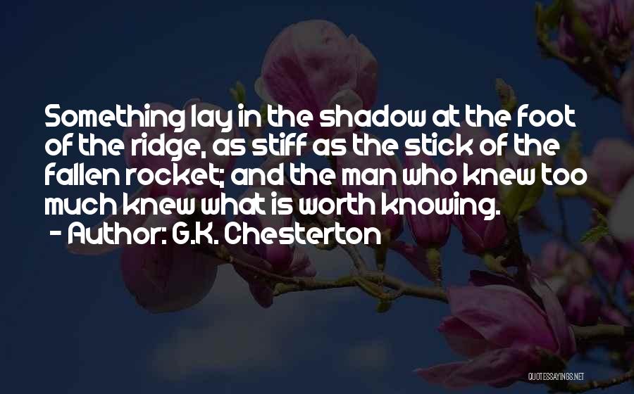 Stiff Man Quotes By G.K. Chesterton