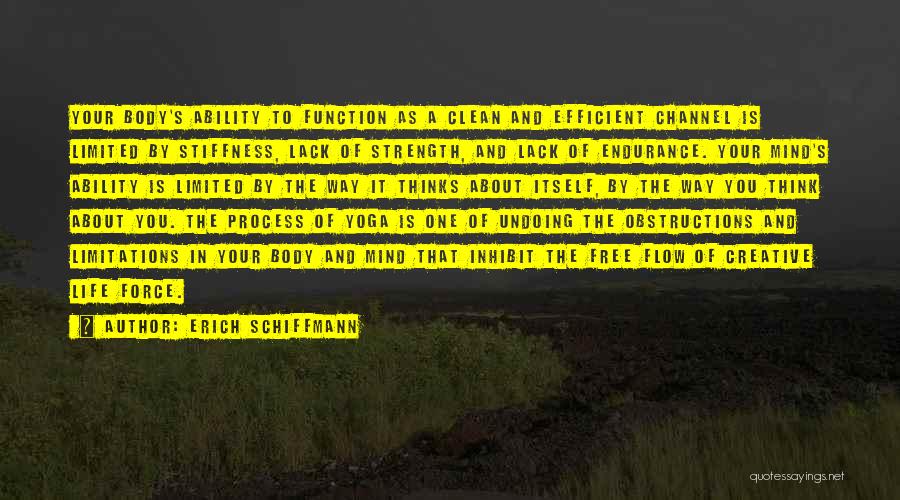 Stiffness Quotes By Erich Schiffmann