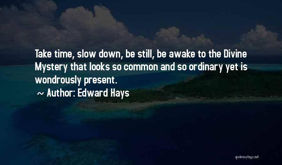 Still Awake Quotes By Edward Hays