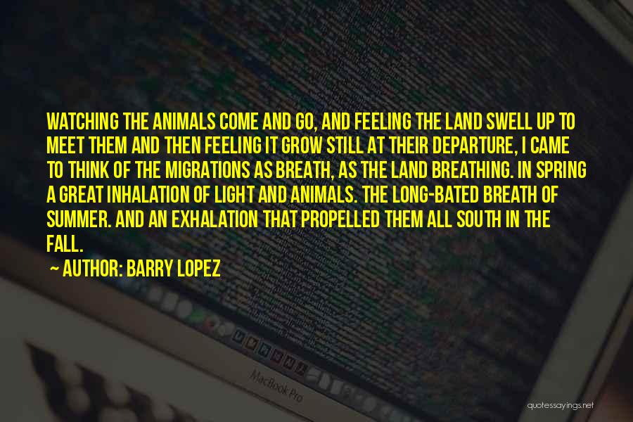 Still Breathing Quotes By Barry Lopez