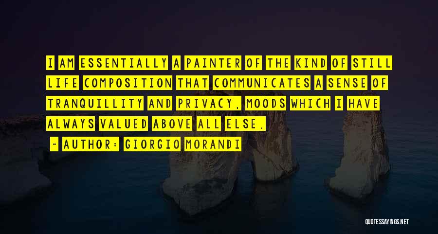 Still Life Art Quotes By Giorgio Morandi