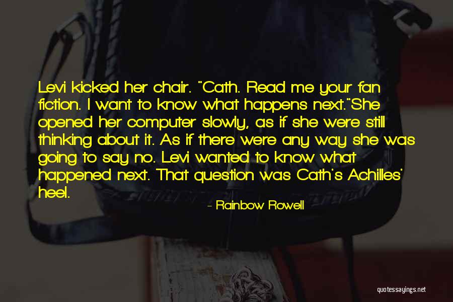 Still Thinking About Me Quotes By Rainbow Rowell Still Thinking About Me Quotes By Rainbow Rowell