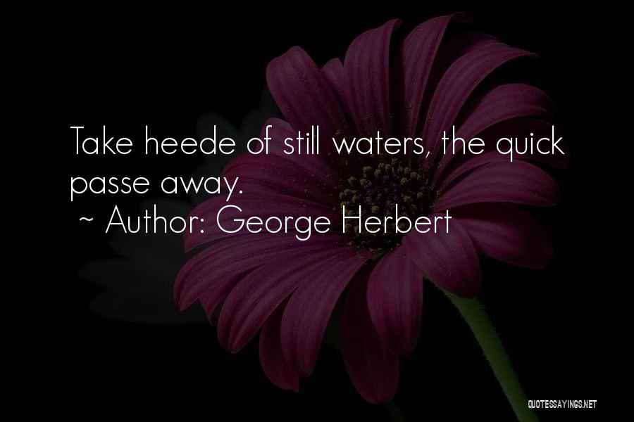 Still Waters Quotes By George Herbert