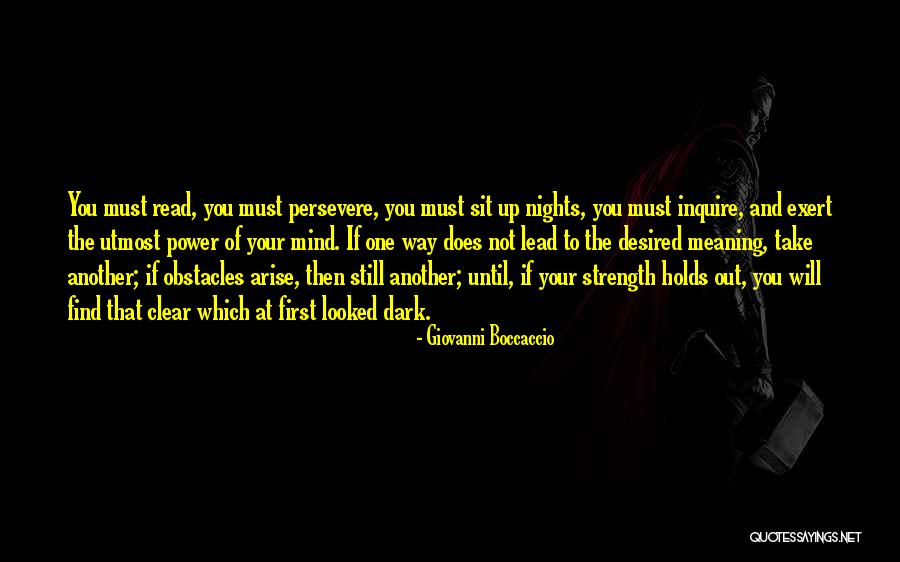 Still Your Mind Quotes By Giovanni Boccaccio