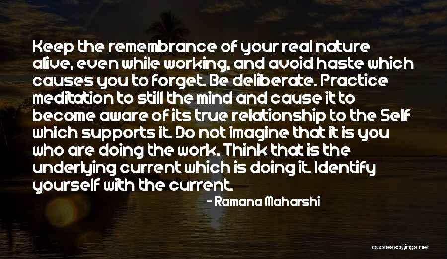 Still Your Mind Quotes By Ramana Maharshi