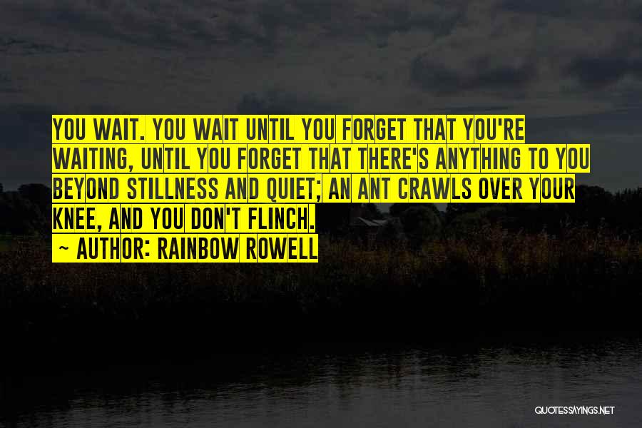 Stillness And Quiet Quotes By Rainbow Rowell