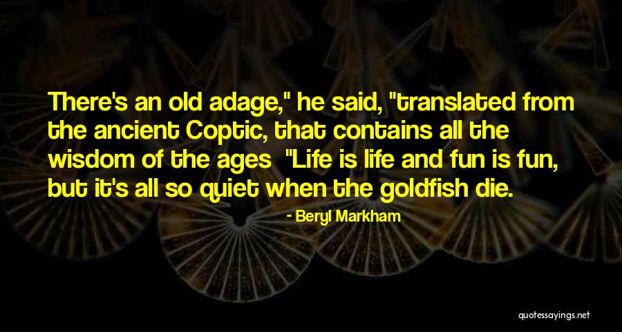 Stillness Nature Quotes By Beryl Markham Stillness Nature Quotes By Beryl Markham