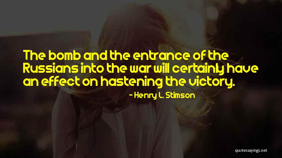 Stimson Quotes By Henry L. Stimson