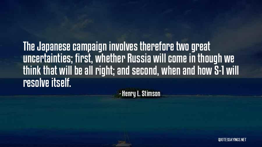 Stimson Quotes By Henry L. Stimson