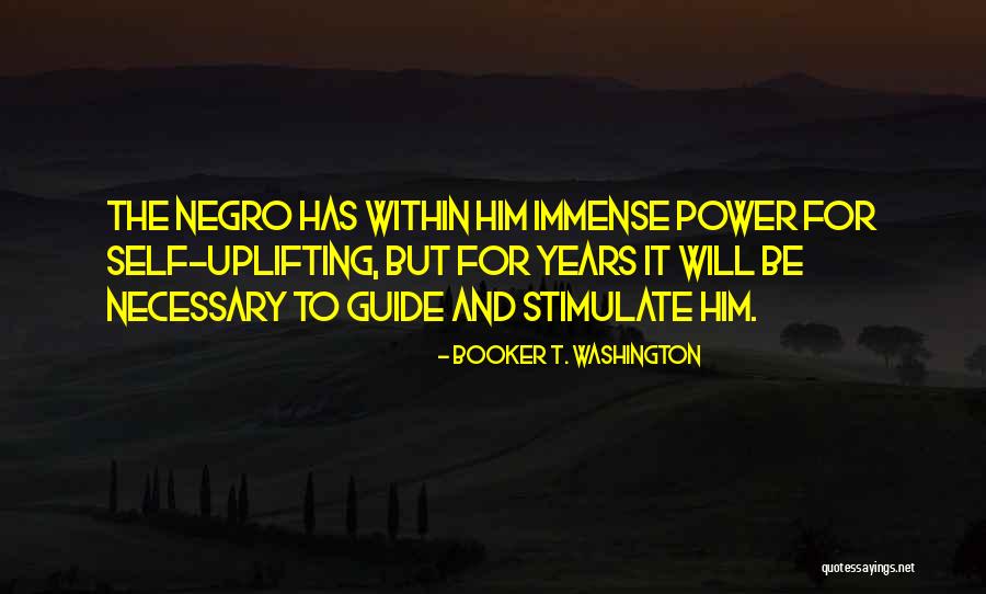 Stimulate Quotes By Booker T. Washington