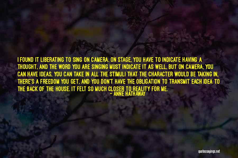 Stimuli Quotes By Anne Hathaway Stimuli Quotes By Anne Hathaway