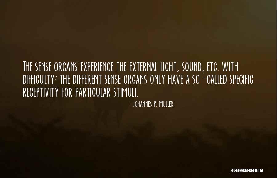 Stimuli Quotes By Johannes P. Muller Stimuli Quotes By Johannes P. Muller
