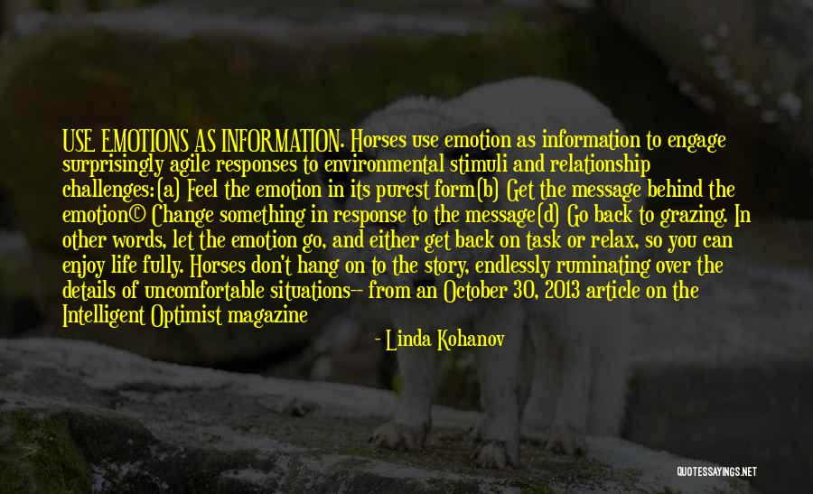 Stimuli Quotes By Linda Kohanov Stimuli Quotes By Linda Kohanov