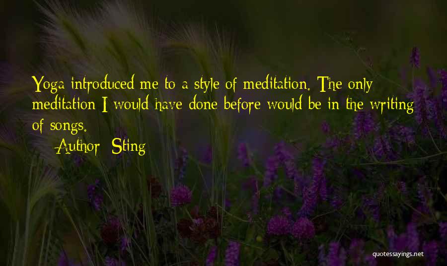 Sting Quotes 940760