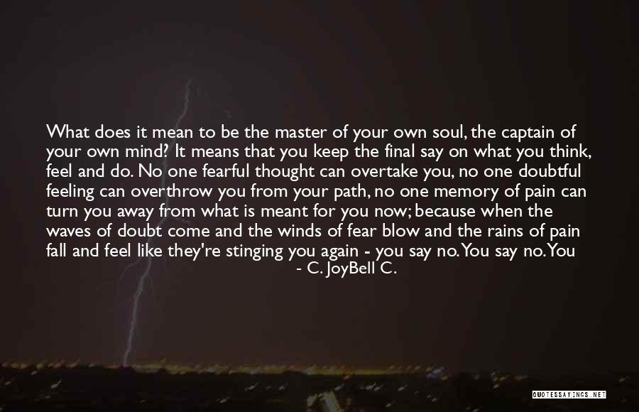 Stinging Pain Quotes By C. JoyBell C.