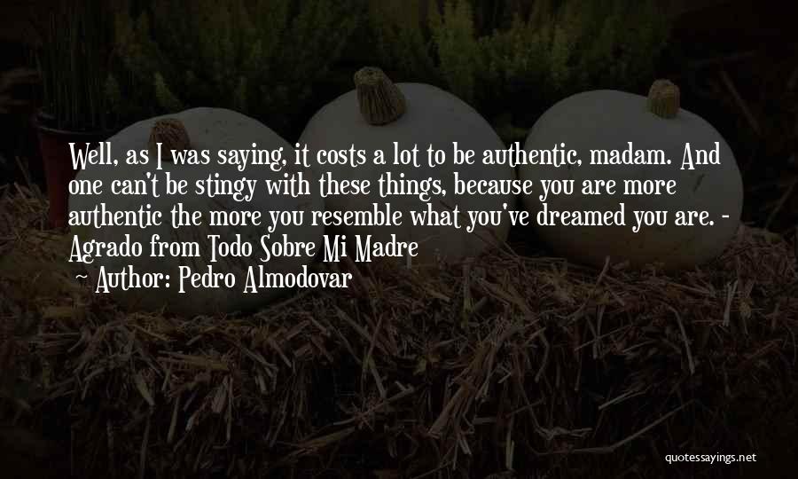 Stingy Quotes By Pedro Almodovar