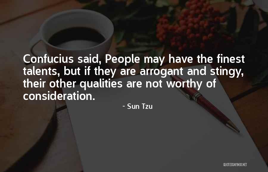 Stingy Quotes By Sun Tzu