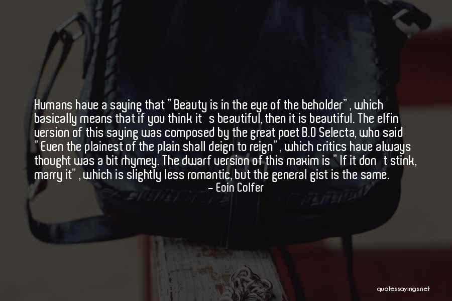 Stink Eye Quotes By Eoin Colfer Stink Eye Quotes By Eoin Colfer