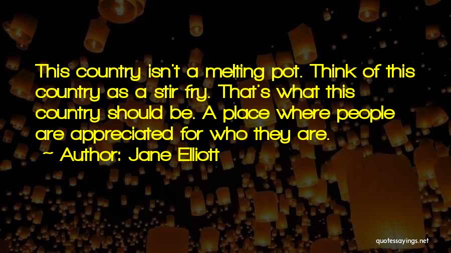 Stir Fry Quotes By Jane Elliott