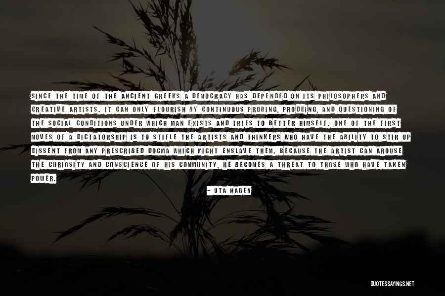 Stir It Up Quotes By Uta Hagen Stir It Up Quotes By Uta Hagen