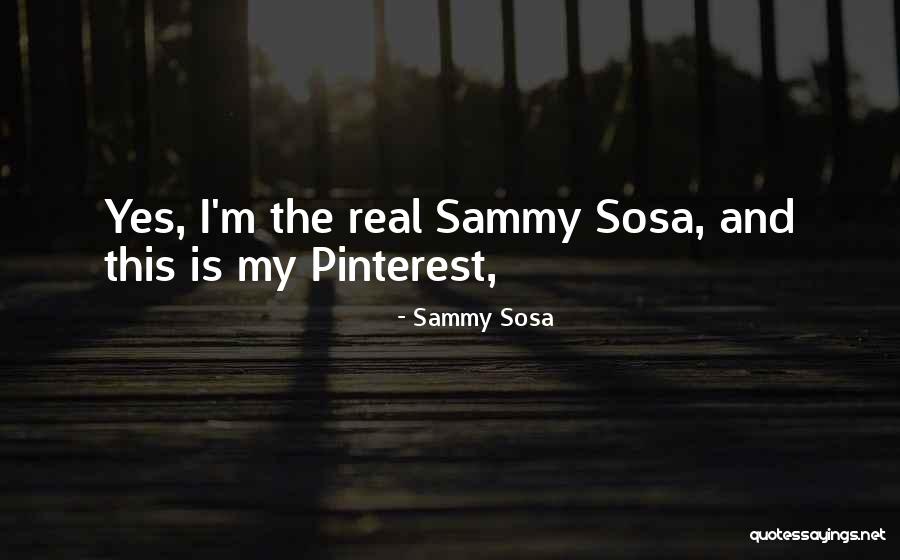 Stirnas Restaurant Quotes By Sammy Sosa Stirnas Restaurant Quotes By Sammy Sosa