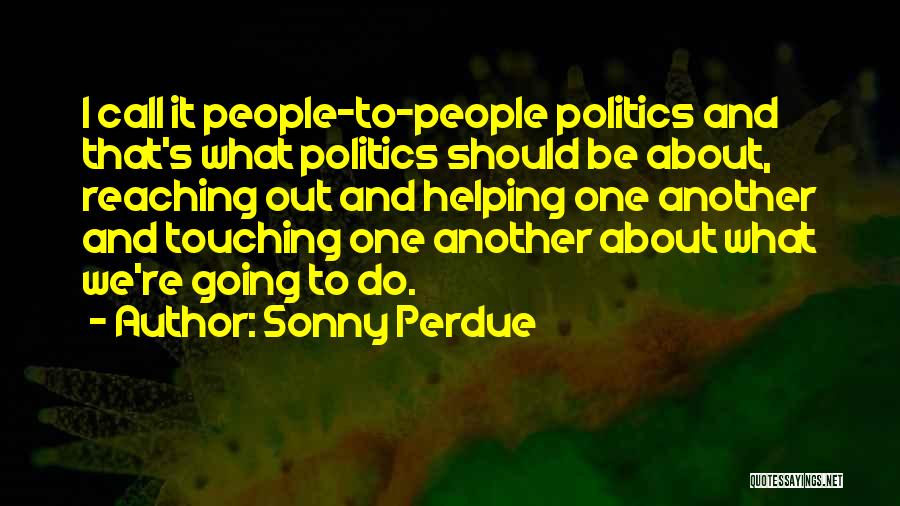 Stirrer Bar Quotes By Sonny Perdue