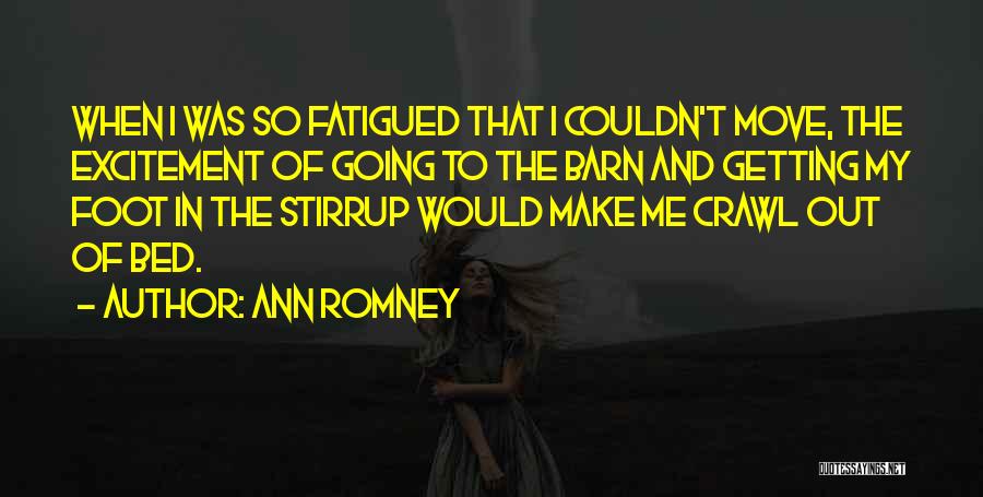 Stirrup Quotes By Ann Romney