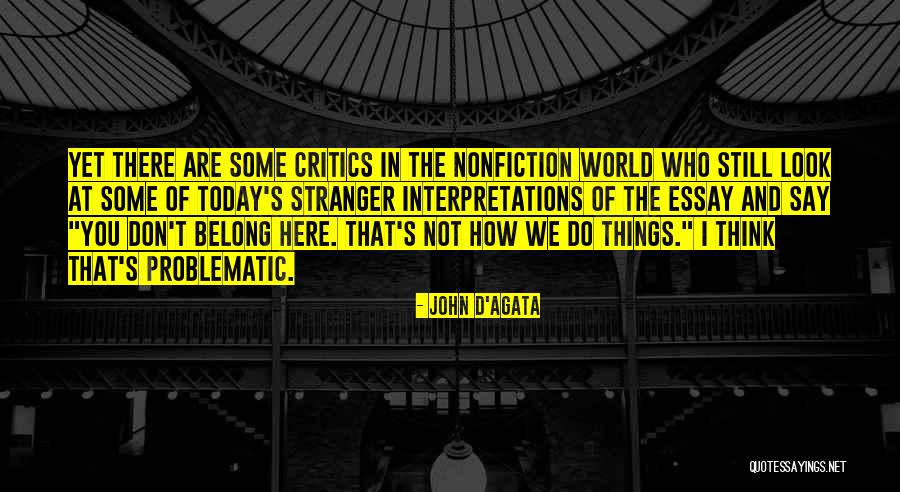 Stirton 3 Quotes By John D'Agata Stirton 3 Quotes By John D'Agata