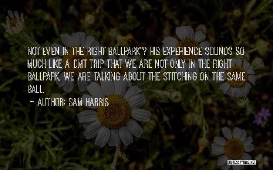 Stitching Quotes By Sam Harris