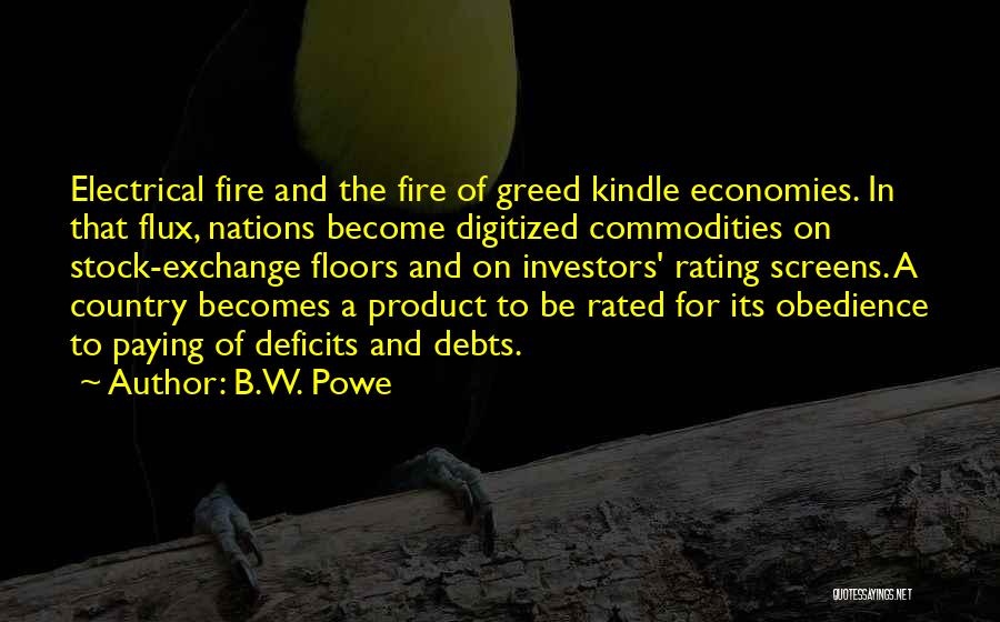 Stock Exchange Quotes By B.W. Powe