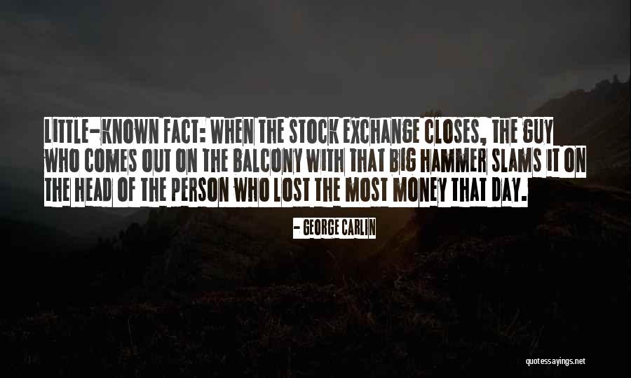 Stock Exchange Quotes By George Carlin