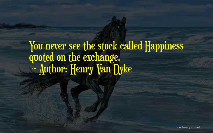 Stock Exchange Quotes By Henry Van Dyke