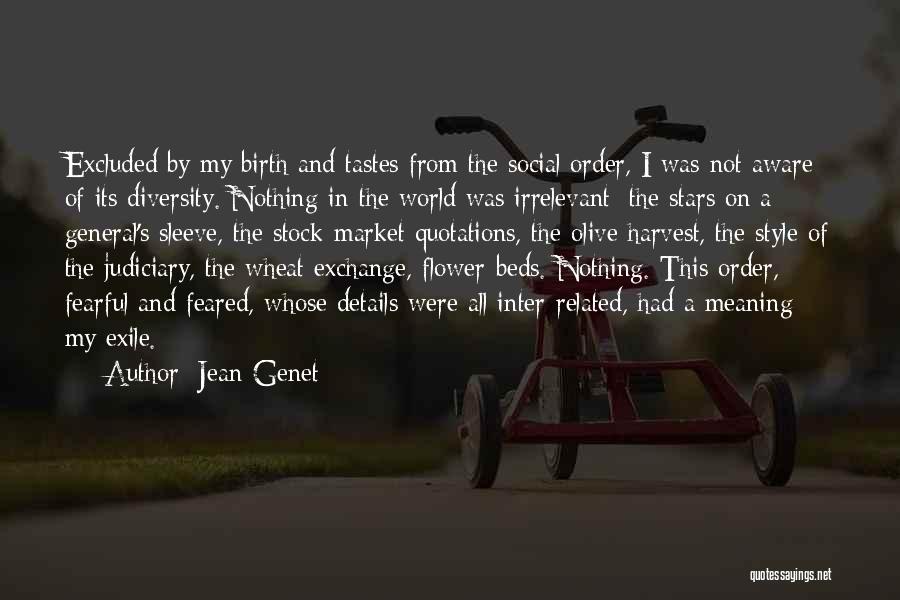 Stock Exchange Quotes By Jean Genet Stock Exchange Quotes By Jean Genet