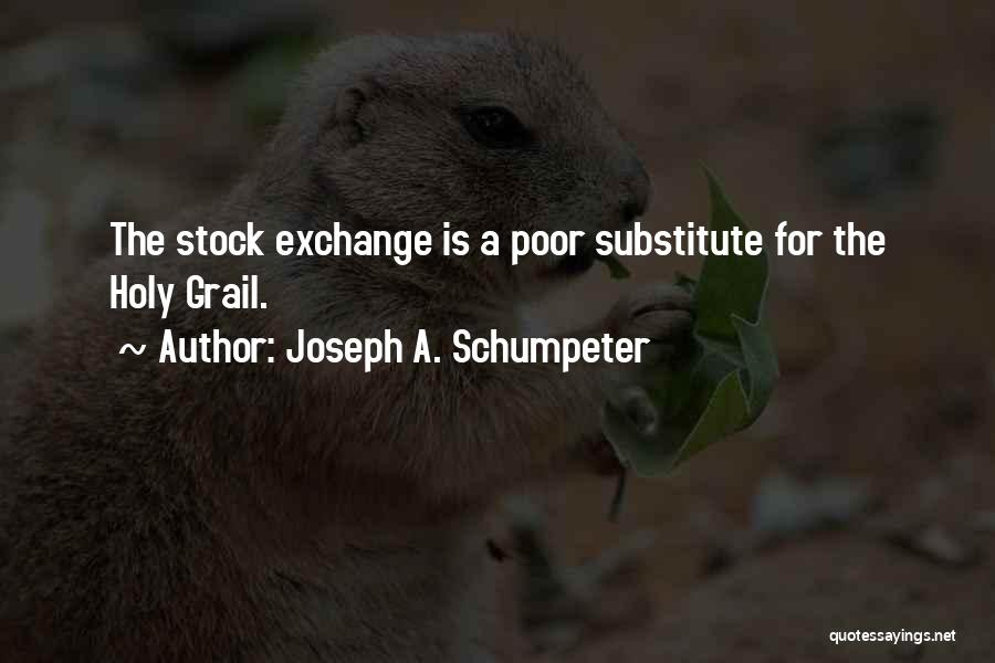 Stock Exchange Quotes By Joseph A. Schumpeter
