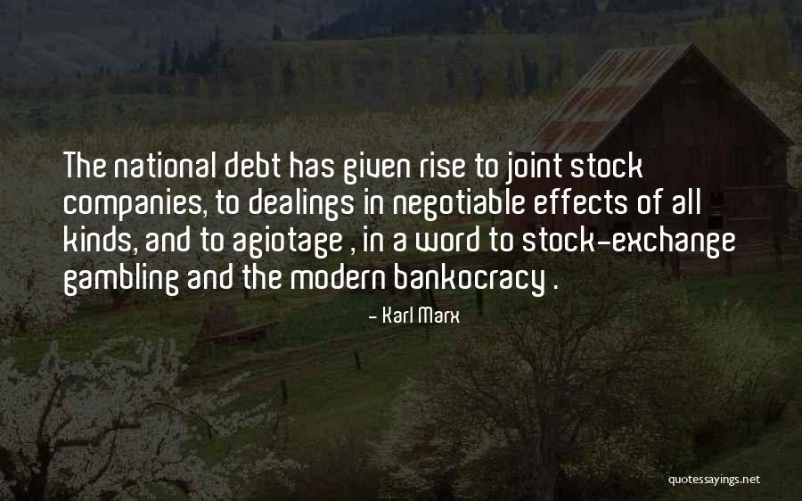 Stock Exchange Quotes By Karl Marx